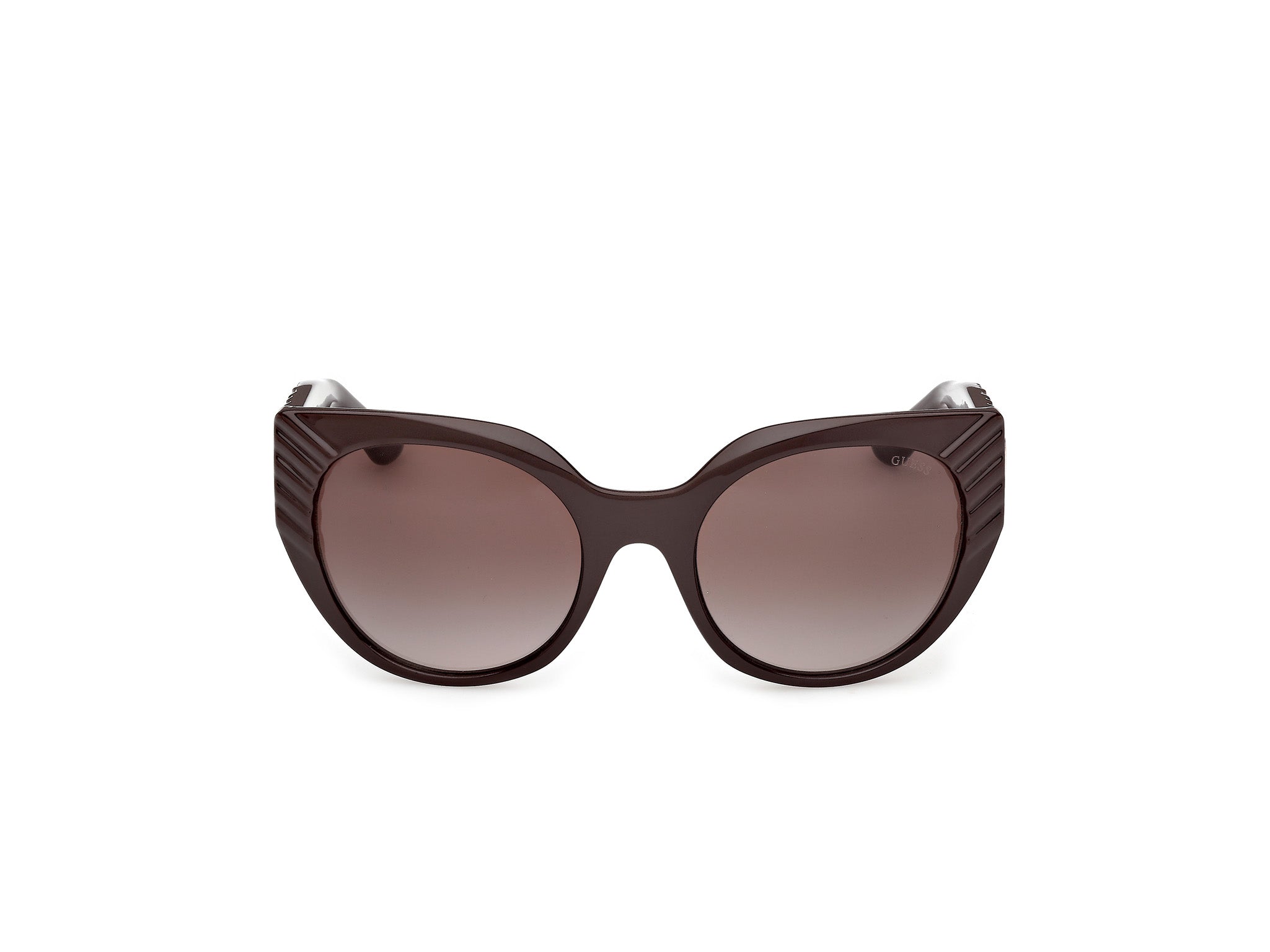 Guess Mujer Guess GU00255 48F Gafas de sol Inyectado Marrón Marrón Cat Eye Norma