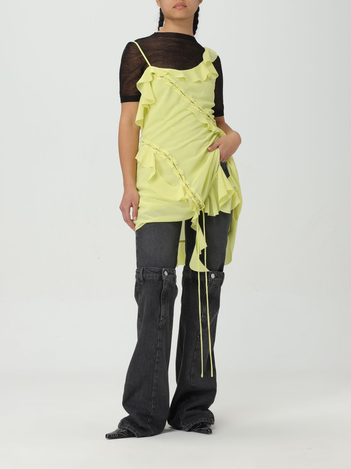 Dress Woman color Yellow