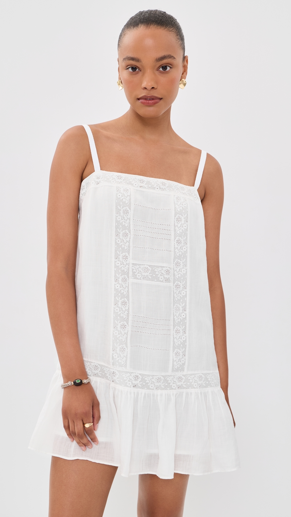 Naderah Dress White