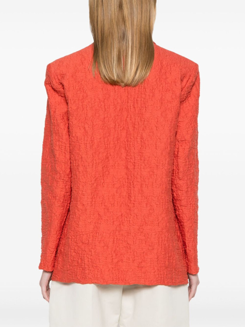 HARRIS WHARF LONDON- Cotton Blend Blazer Jacket
