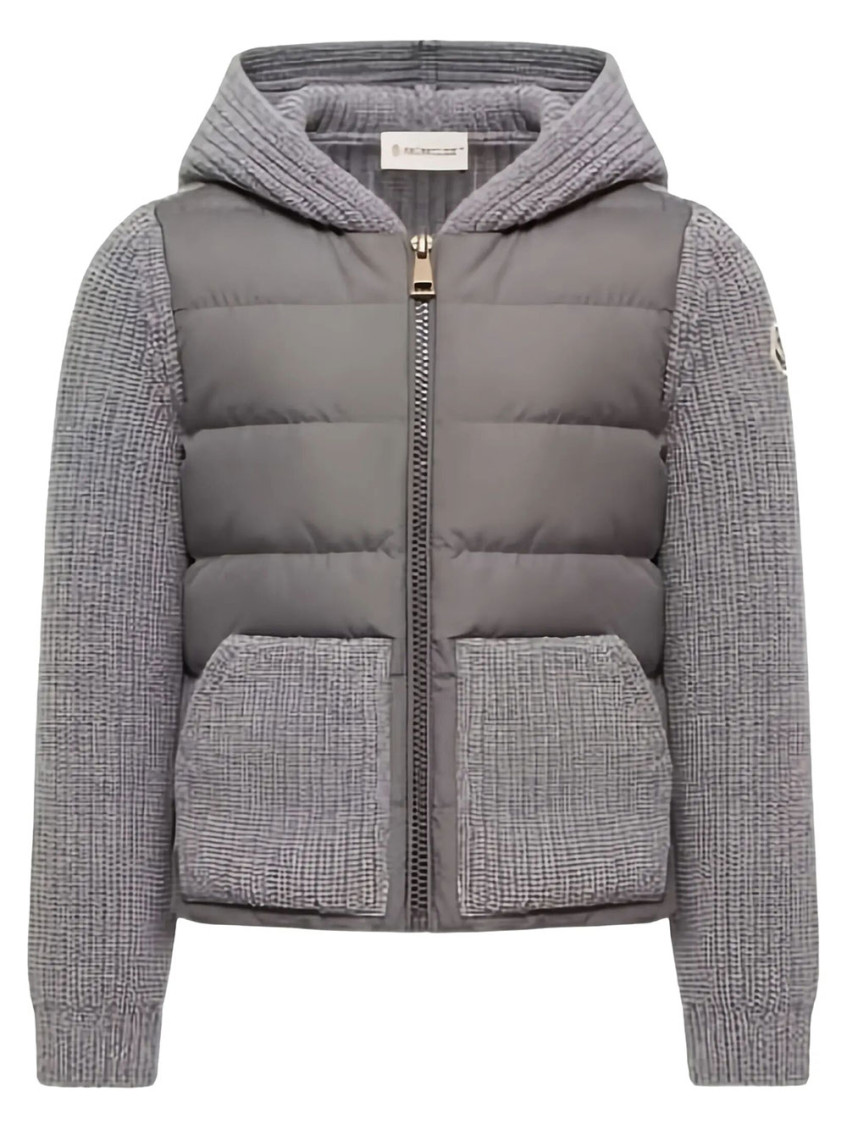 Girls Grey Quilted Jackets