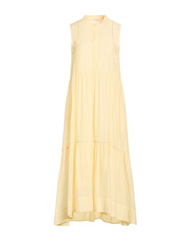 Woman Maxi dress Pastel yellow Size 6 Cotton