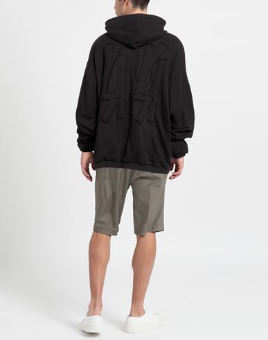 Man Sweatshirt Black Size 3XL Cotton