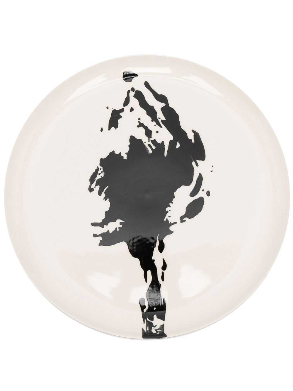 Feast abstract-print serving plate - Neutrals