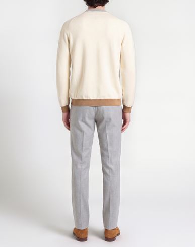 Man Sweater Cream Size 44 Wool
