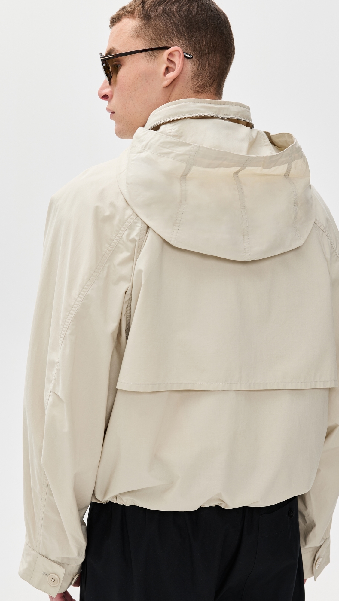 Lemaire Parachute Blouson Jacket Stone Beige