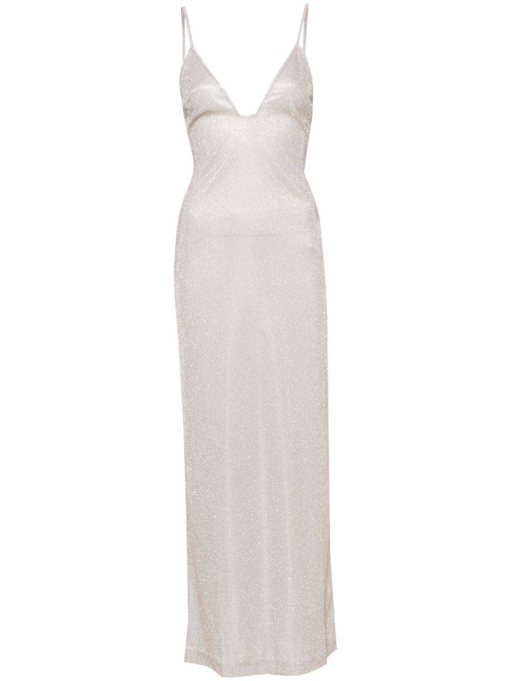 Glittered maxi dress - Grey