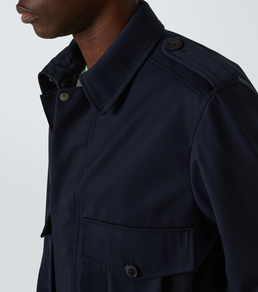Wool gabardine jacket