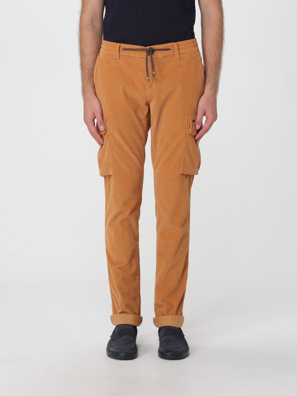 Pants Men color Leather