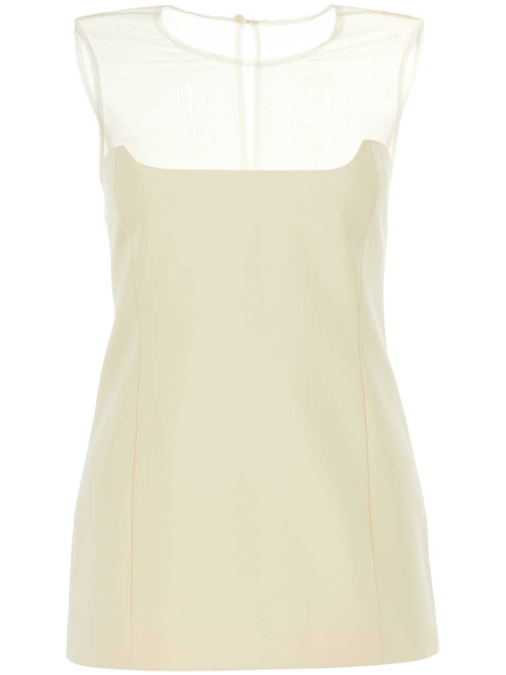 Panelled blouse - Neutrals