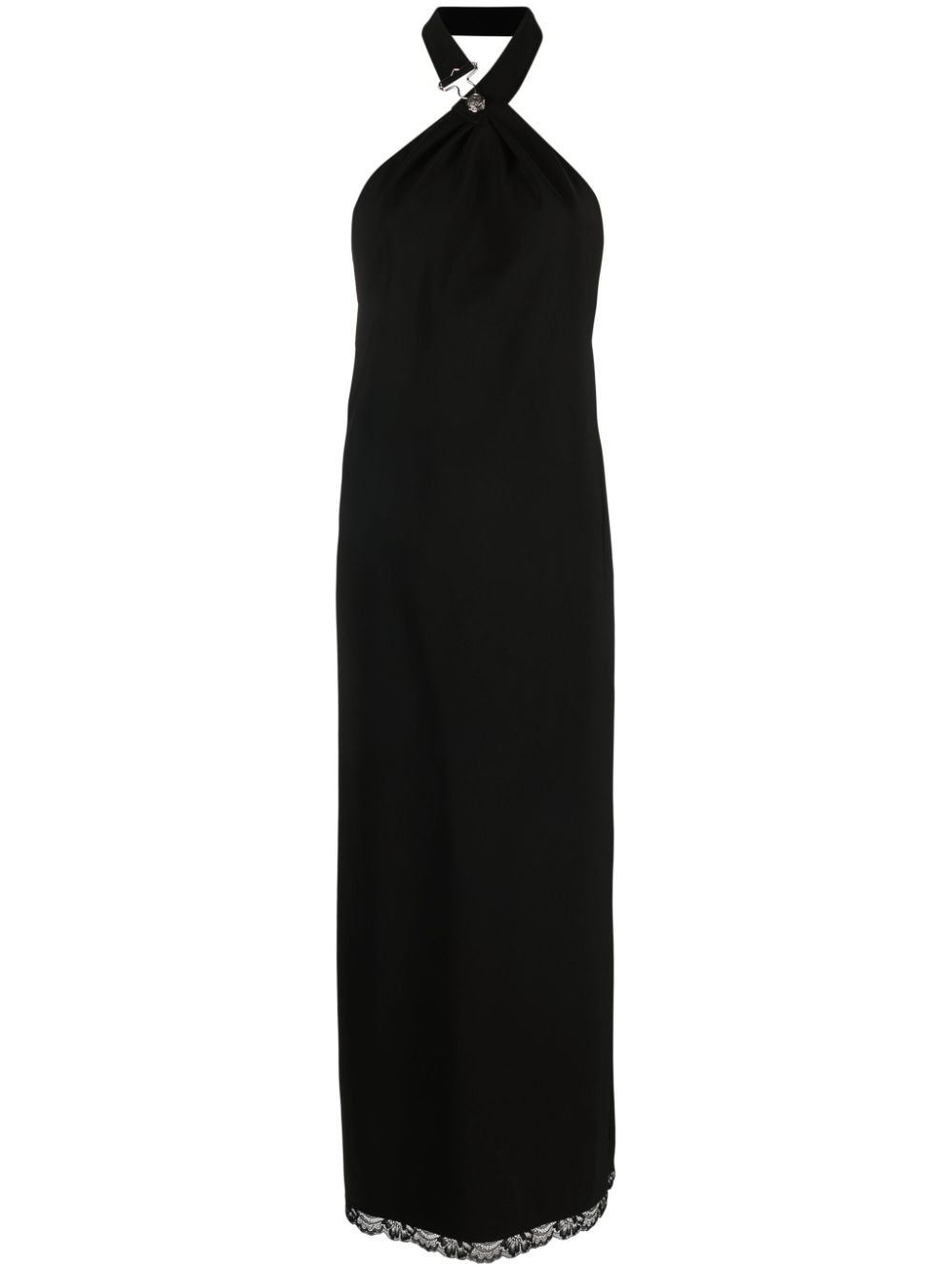 Halterneck sleeveless dress - Black