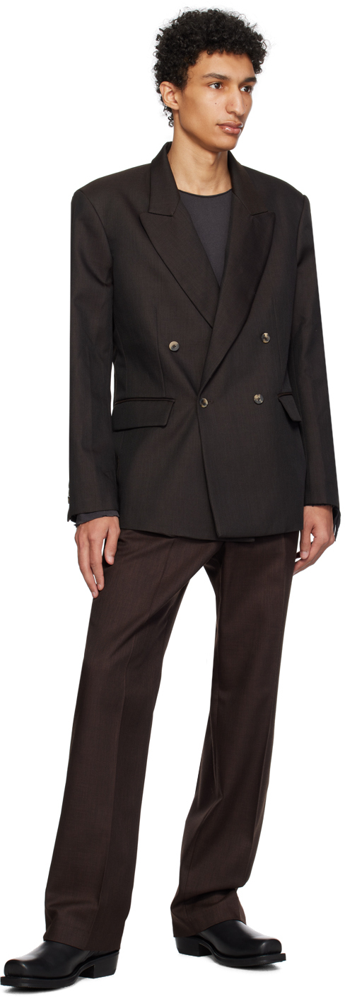 Second/Layer Brown Pico Blazer