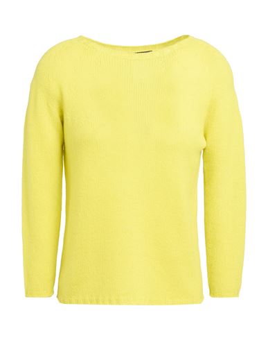 Woman Sweater Yellow Size 14 Cashmere