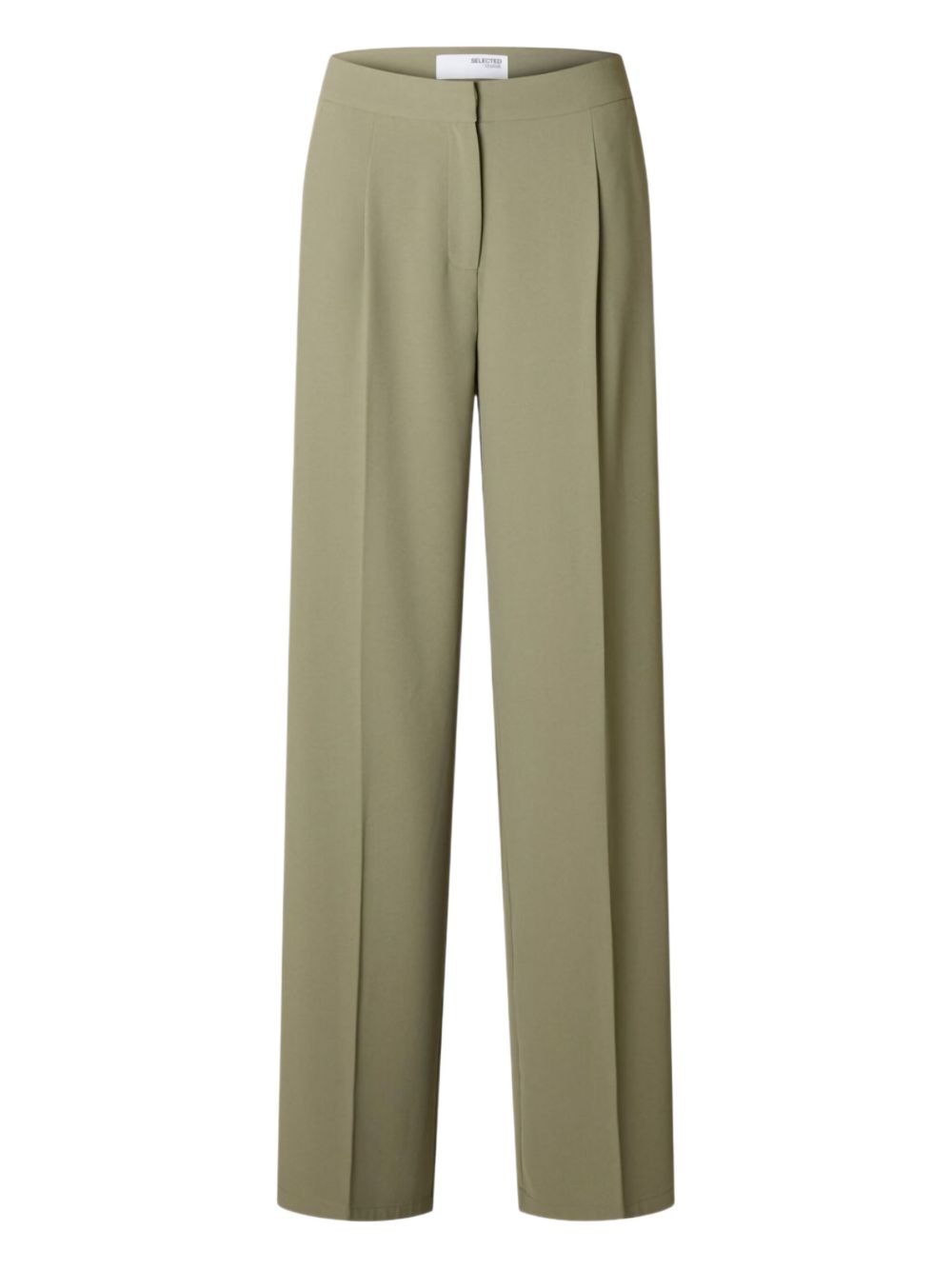 Selected Femme pleated trousers - Green