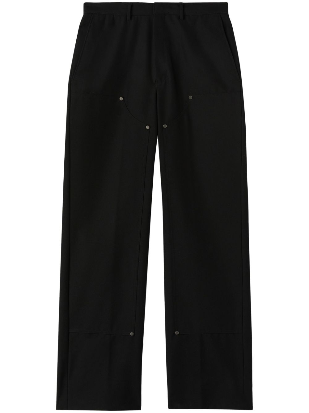 Monogram workwear trousers - Black