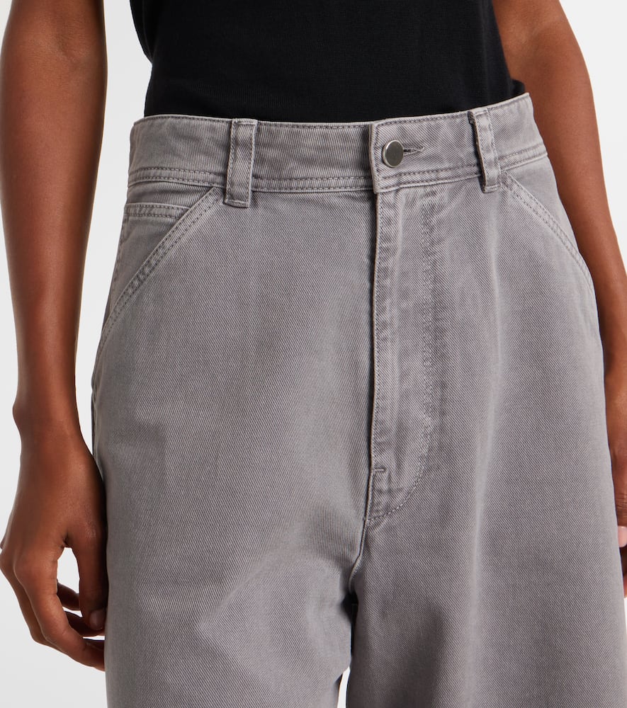 High-rise wide-leg jeans