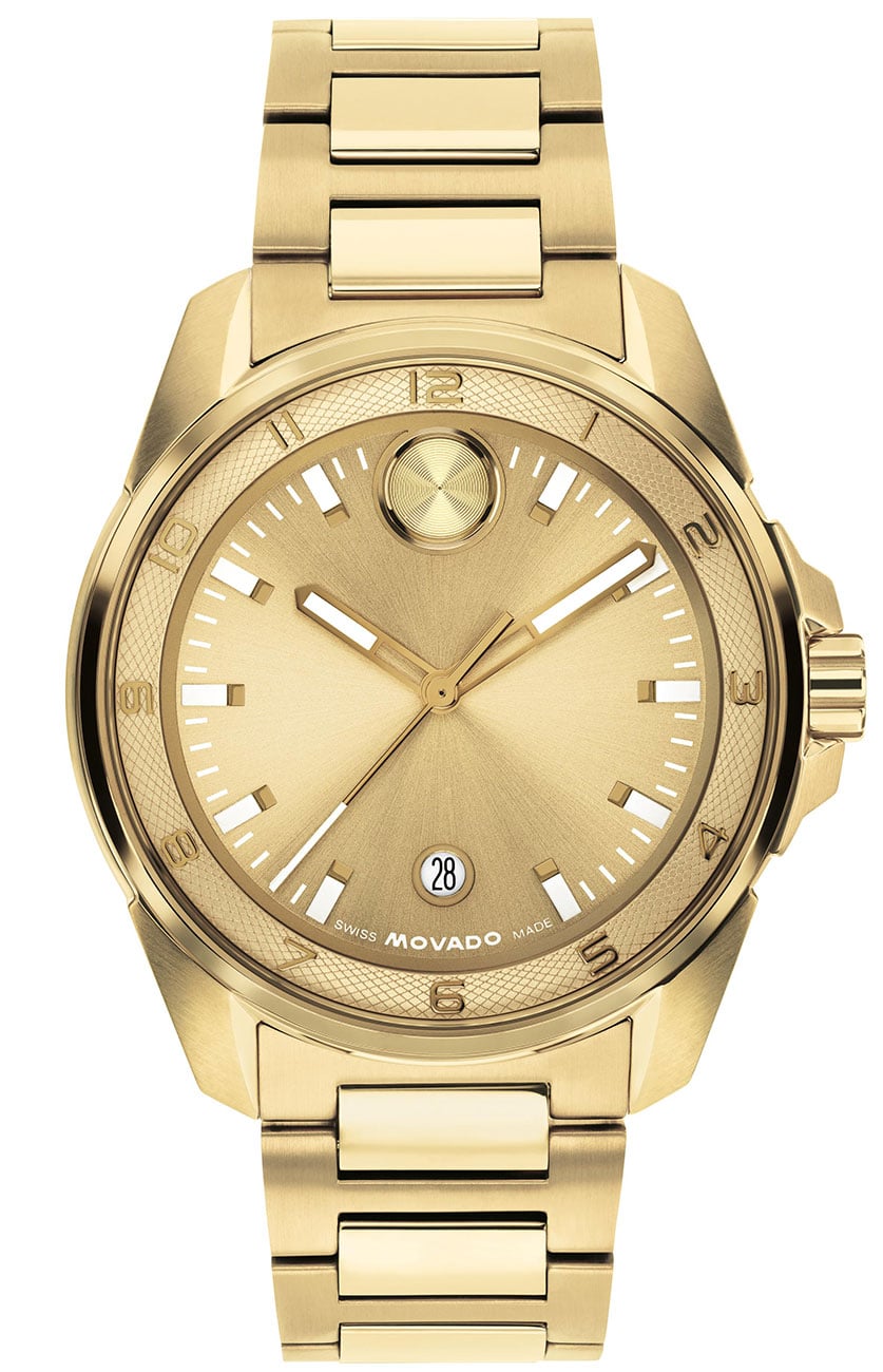 BOLD Verso S Watch 42mm with Light Yellow Gold Dial