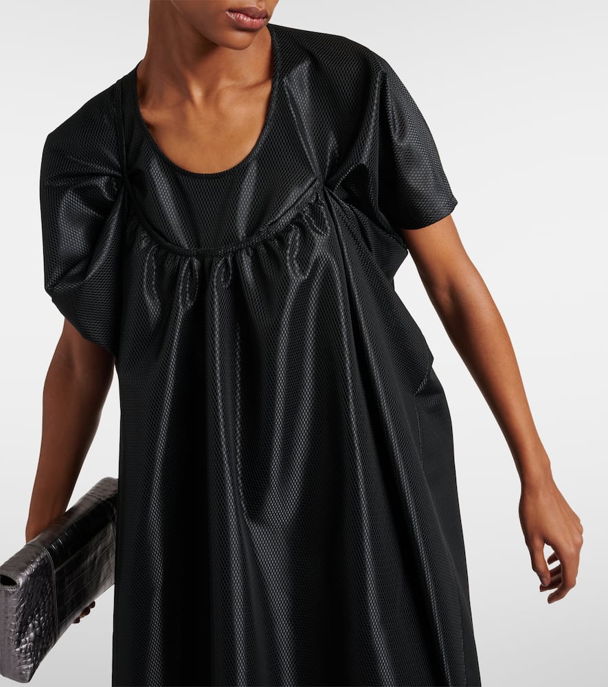 Draped midi dress