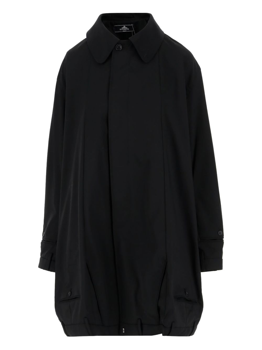 Wool-blend coat - Black