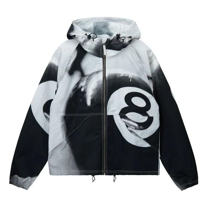 8 Ball Beach Shell Jacket 'Grayscale'