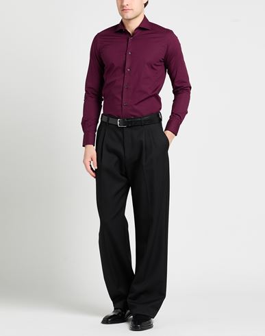 Man Shirt Garnet Size 15 ½ Cotton, Elastane