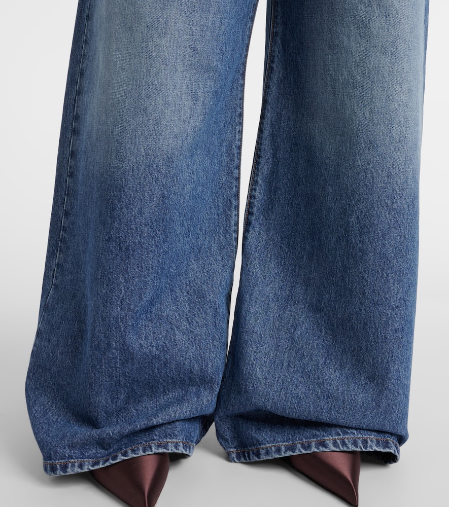 Procida mid-rise wide-leg jeans