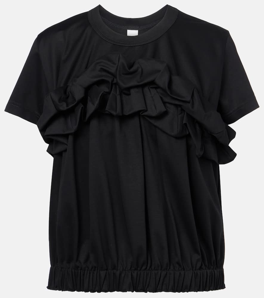 Ruffled cotton top