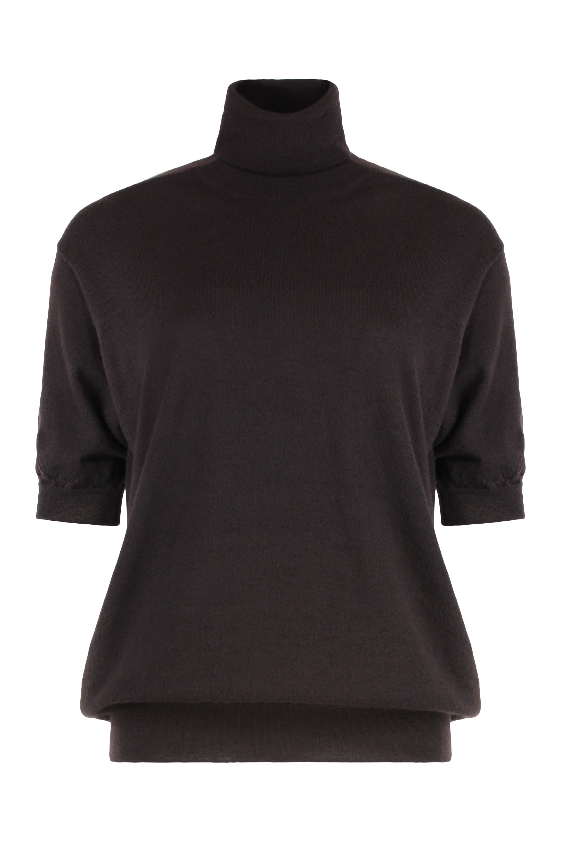 Ribbed Cashmere Turtleneck Sweater
