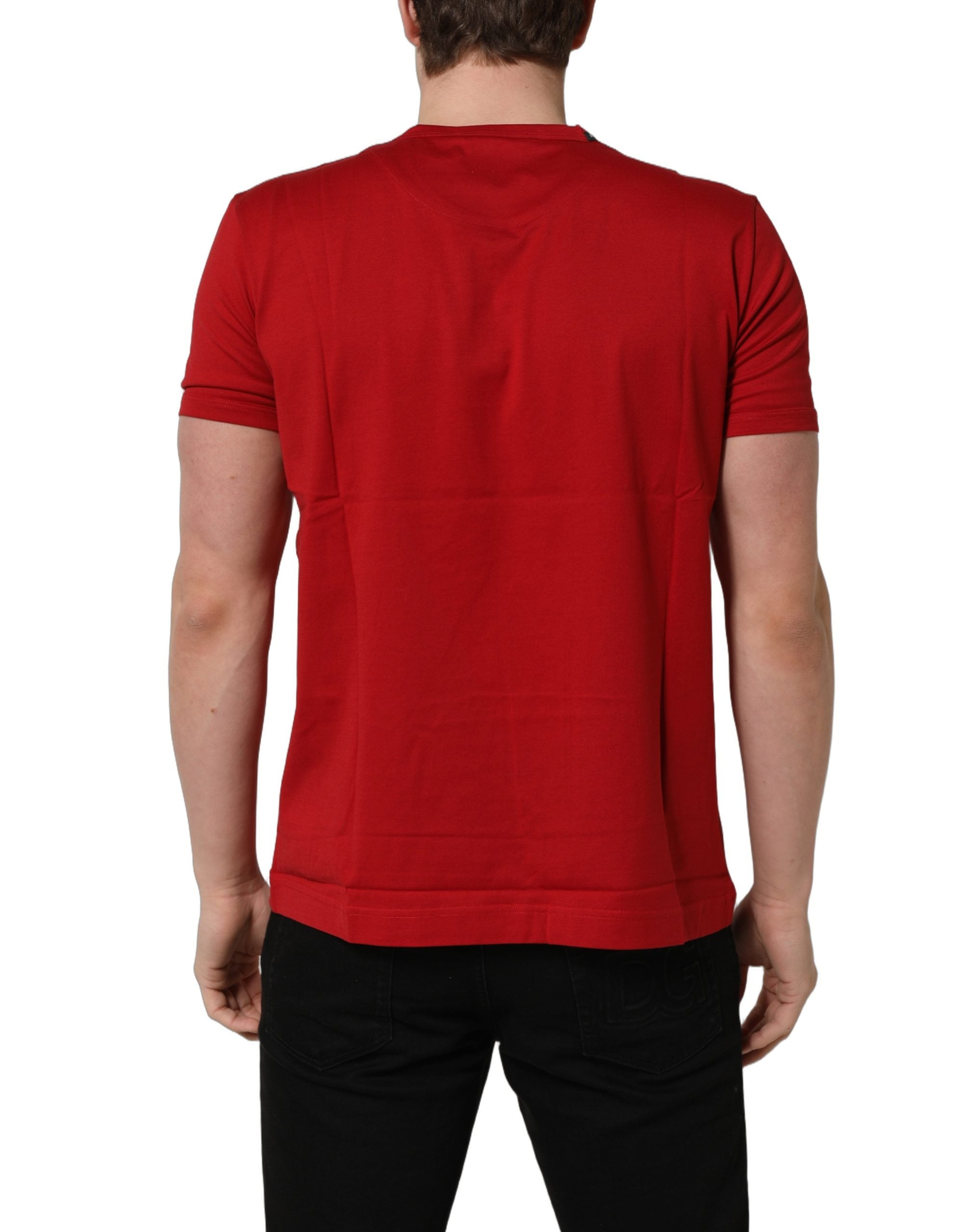 Goodluck 2023 Logo-Print Cotton T-Shirt — Red