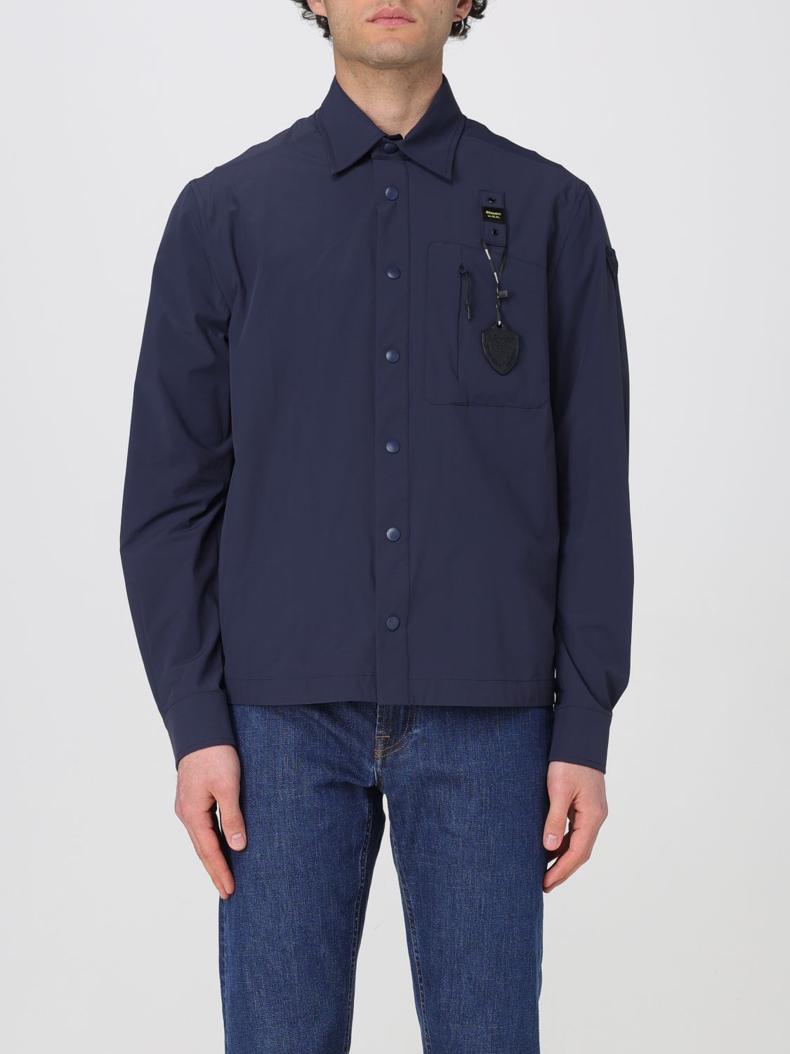 Jacket BLAUER Men color Blue