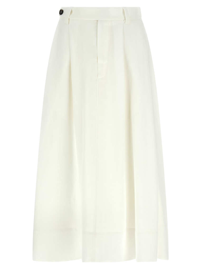 Brunello Cucinelli - tailored skirt high waist midi pleated