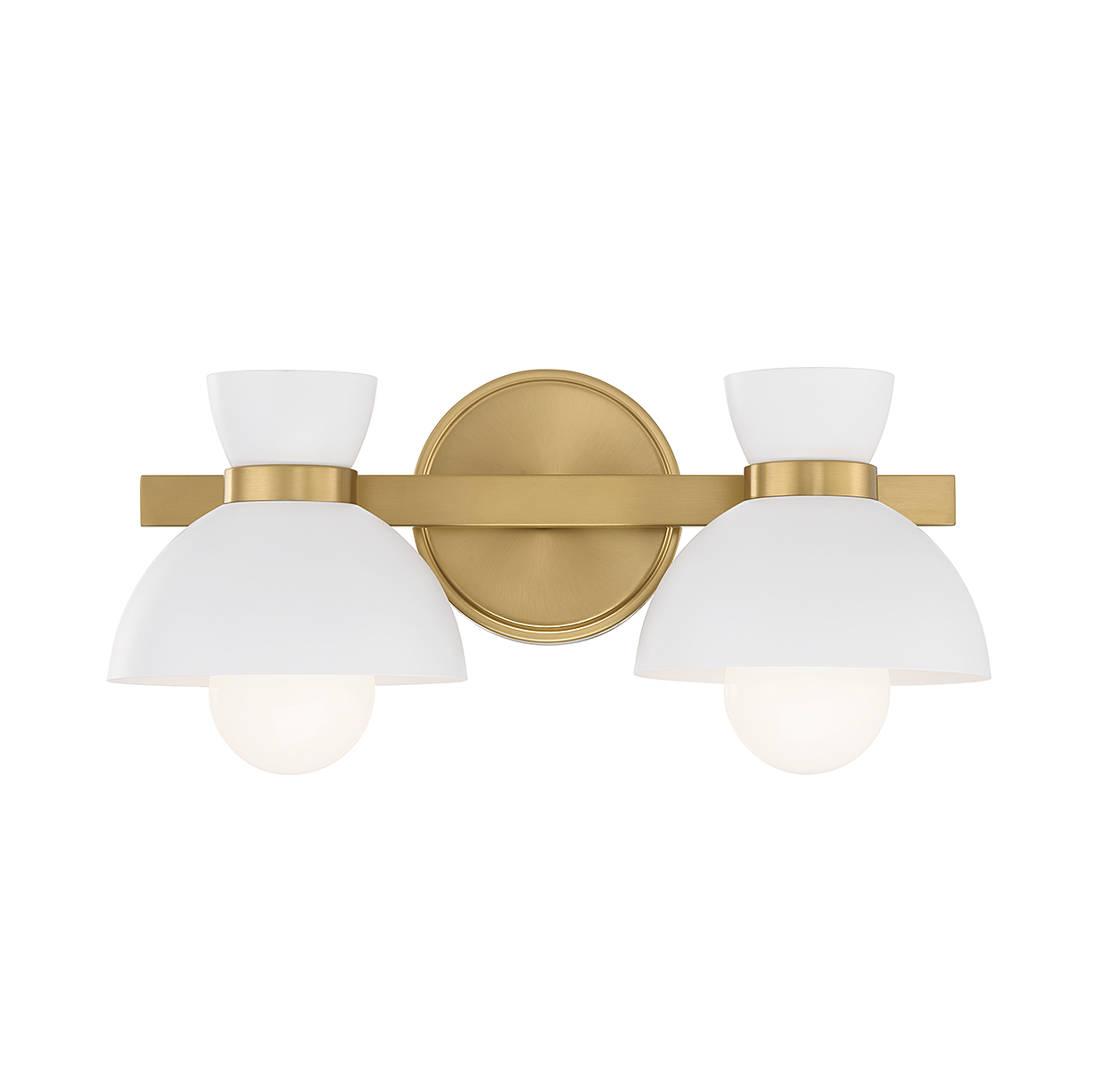 Trade Winds Bonnie 2-Light Bathroom Vanity Light in Natural Bra