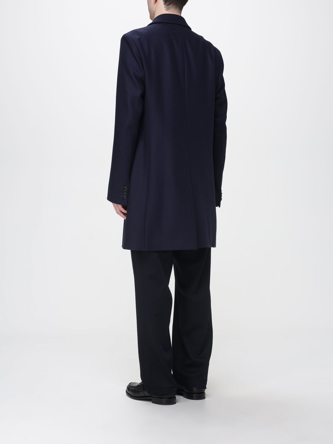 Coat Men color Blue
