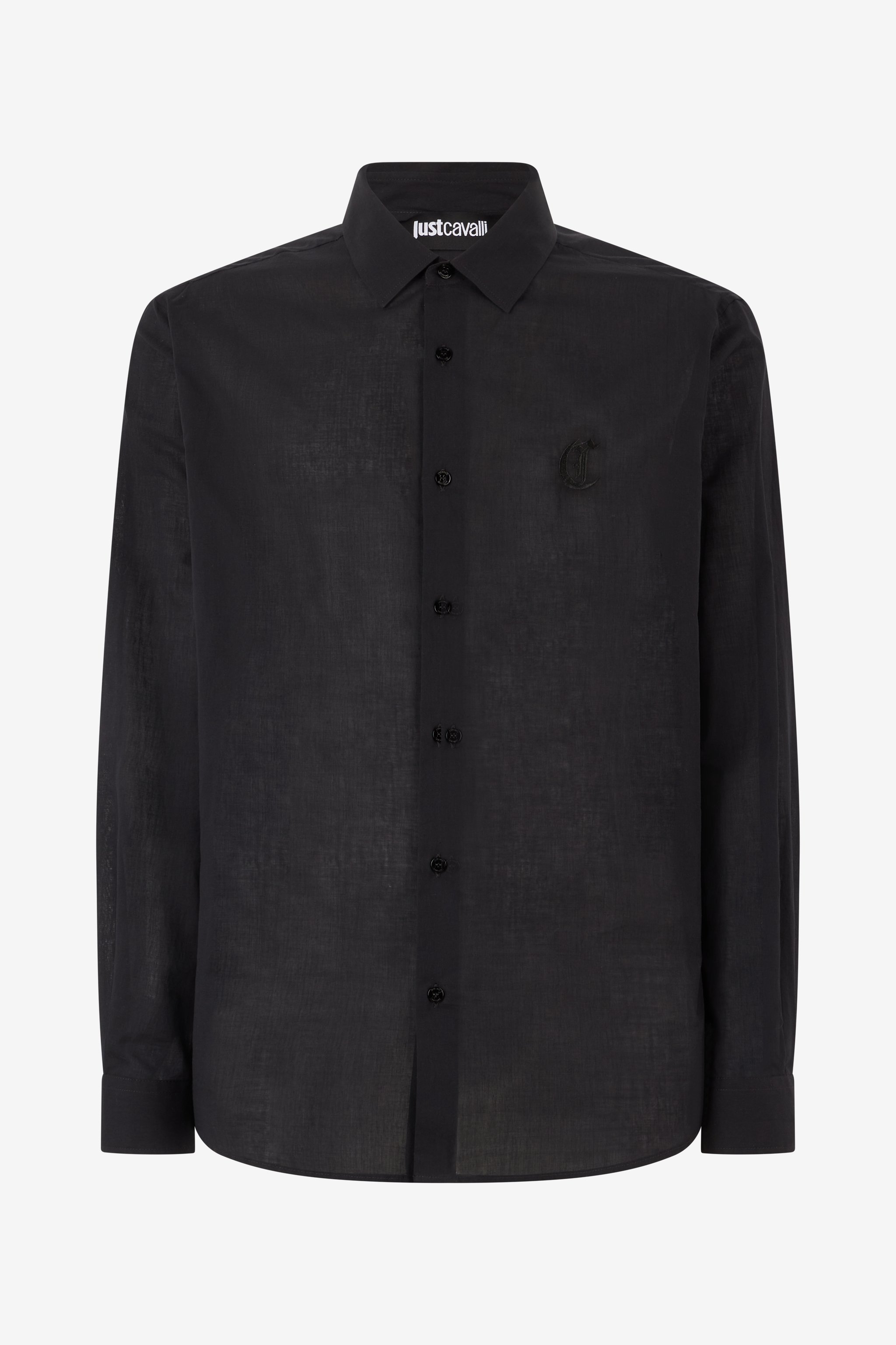 Shirt With Jc Embroidery