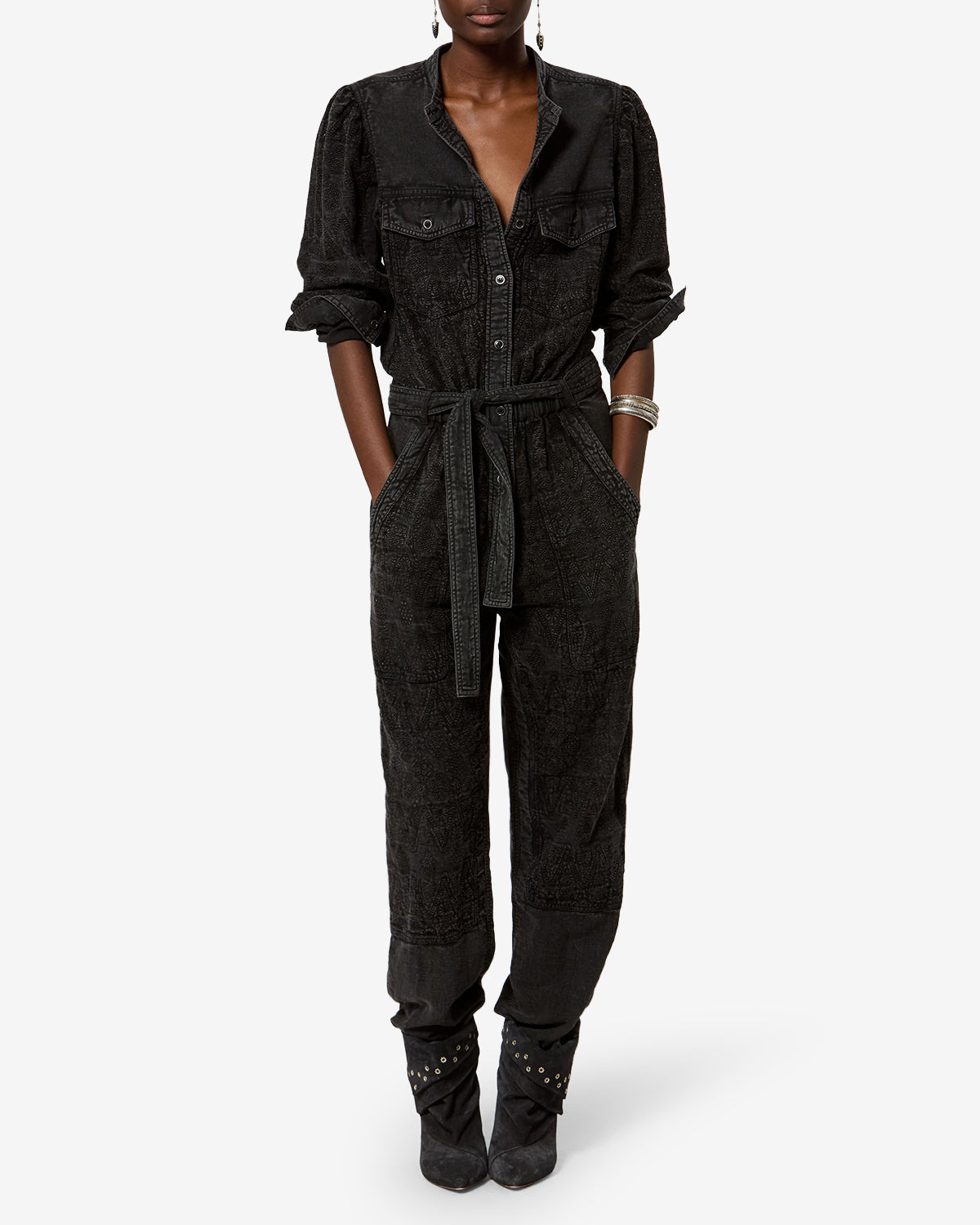 Kellen Jumpsuit - Women - Black - Size 34 - Marant Étoile