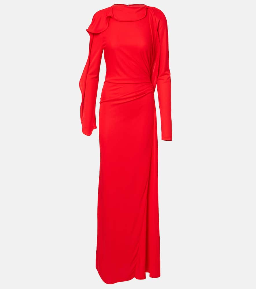 Draped maxi dress