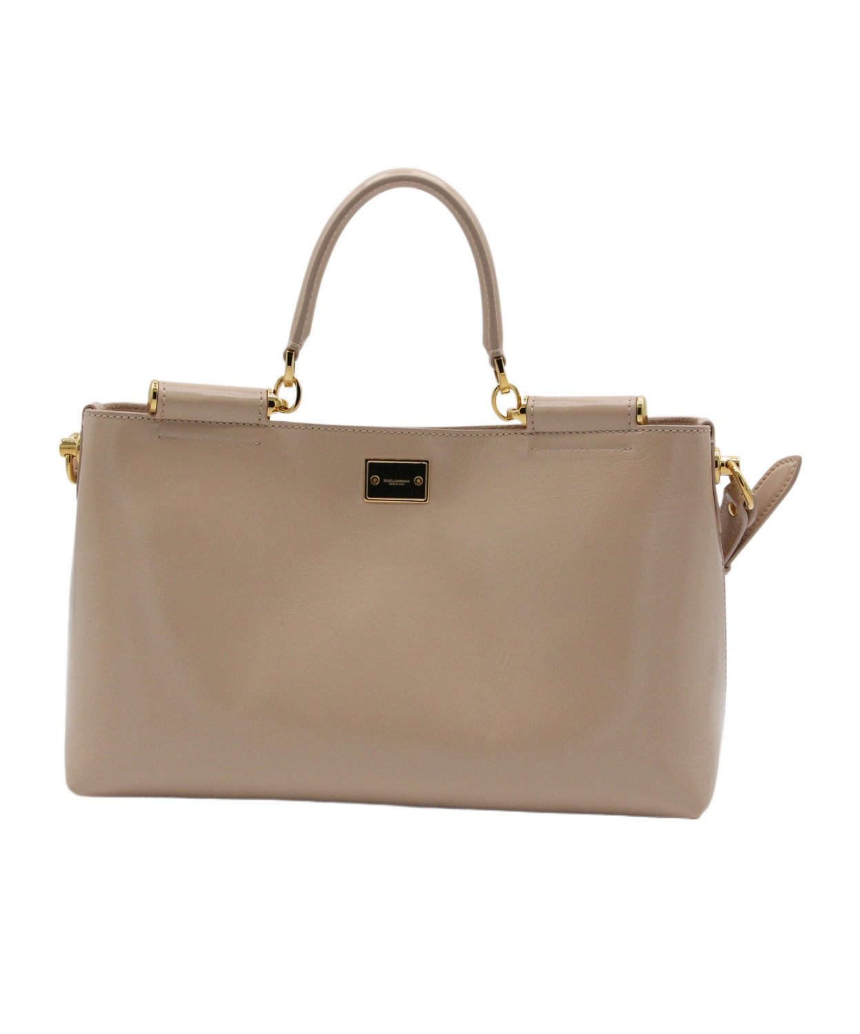Logo Plaque Shoulder Bag