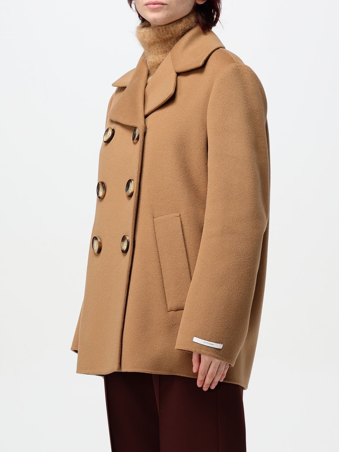 Livorno wool peacoat - Black