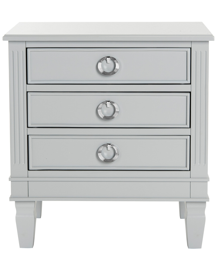 Kira Three Drawer Nightstand