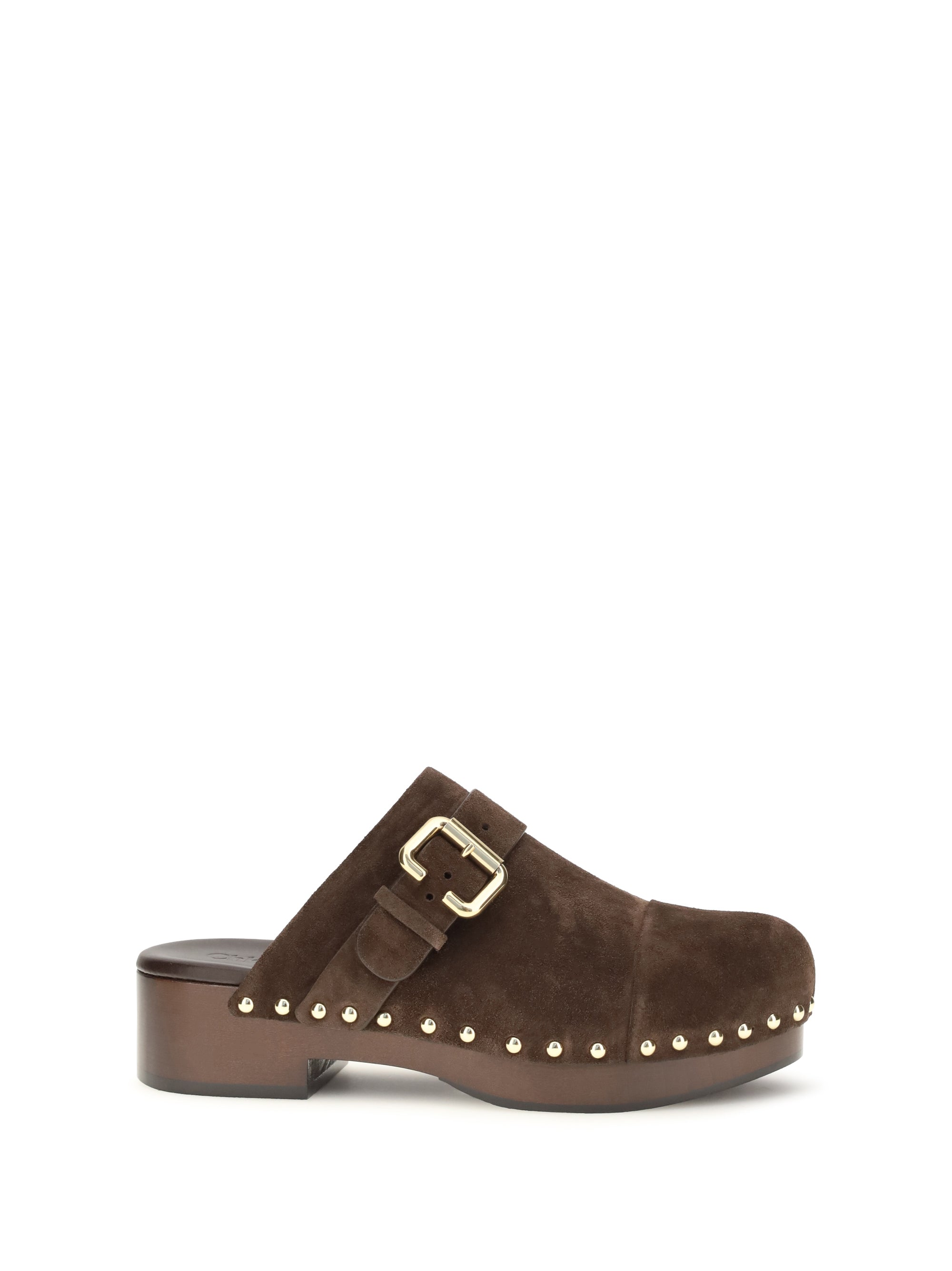 Jeannette Clog Mule — Brown