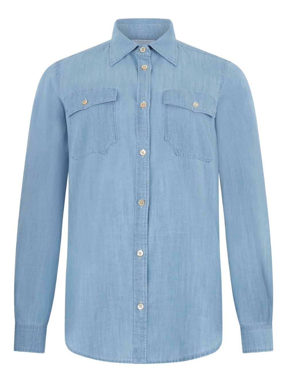 Boglioli button-down denim shirt - Blue
