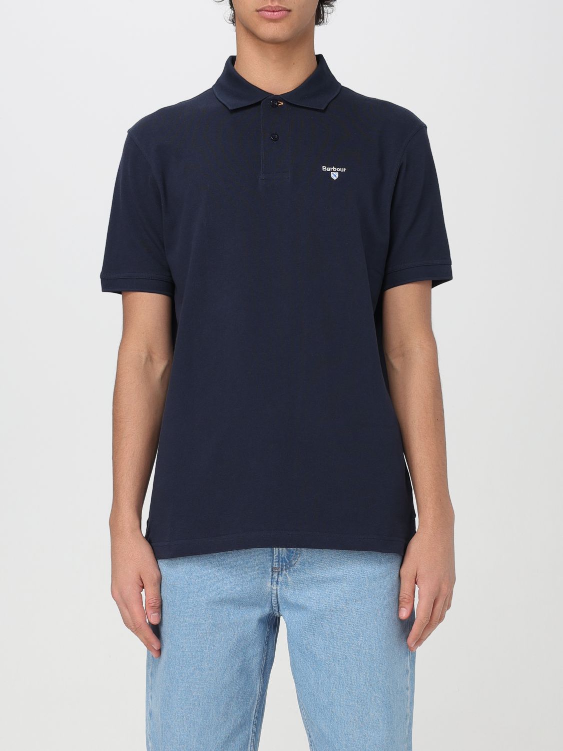 Polo Shirt Men color Navy