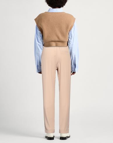 Woman Pants Sand Size 2 Acetate, Silk