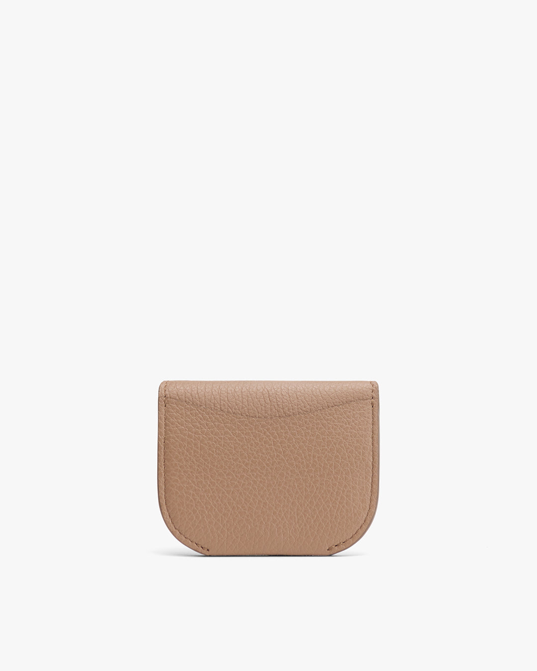 Women's Fold Cardholder in Cappuccino | Pebbled Leather