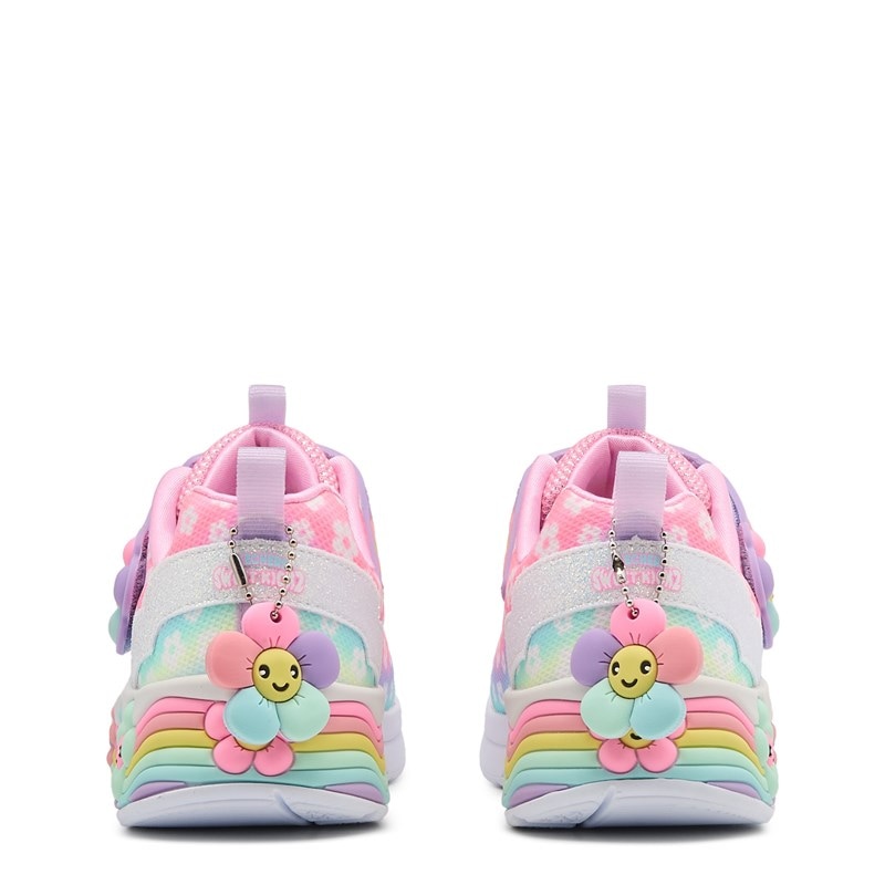 Kids' Flower Friends Light Up Sneaker Little/Big Kid Shoes (White Multi)