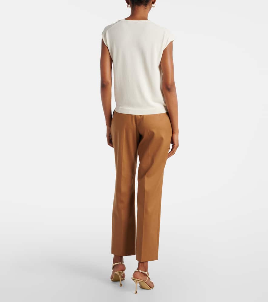 Altuzarra Asymmetrical jersey top