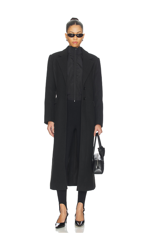 Elodie the Label Cindy Coat in Black. L. Also in XS