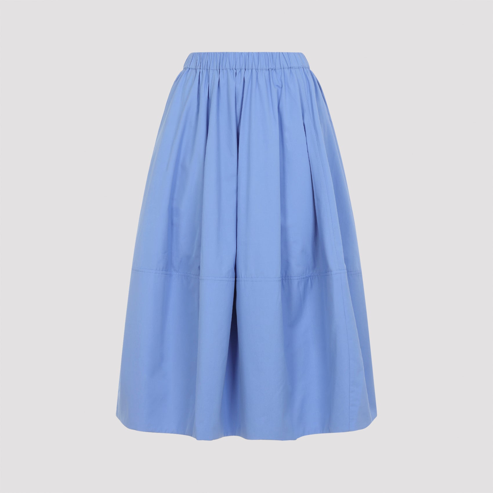 Bubble A-line Midi Skirt