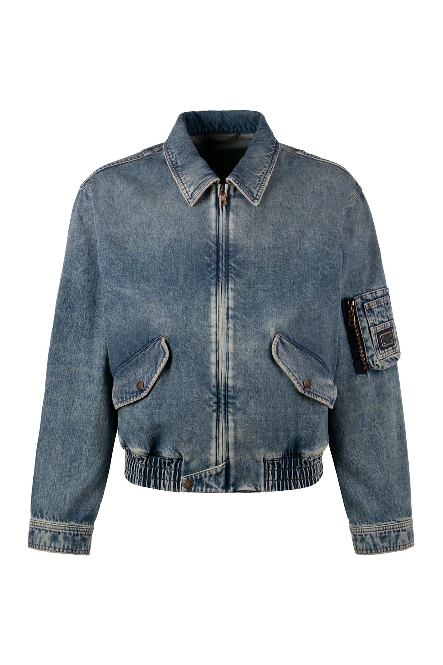 Denim Bomber Jacket