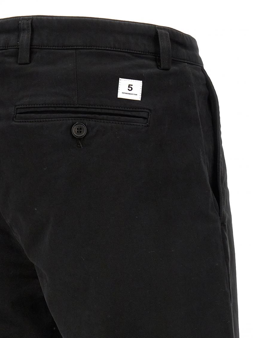 -Mike Pantaloni Nero-Uomo